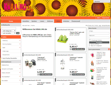 Tablet Screenshot of knallino.de